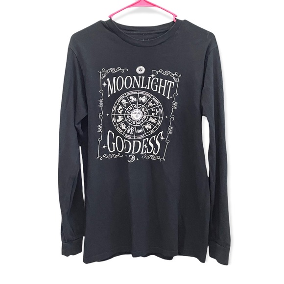 chic & cheerful Tops - Chic & Cheerful Moonlight Goddess Long Sleeve Tee